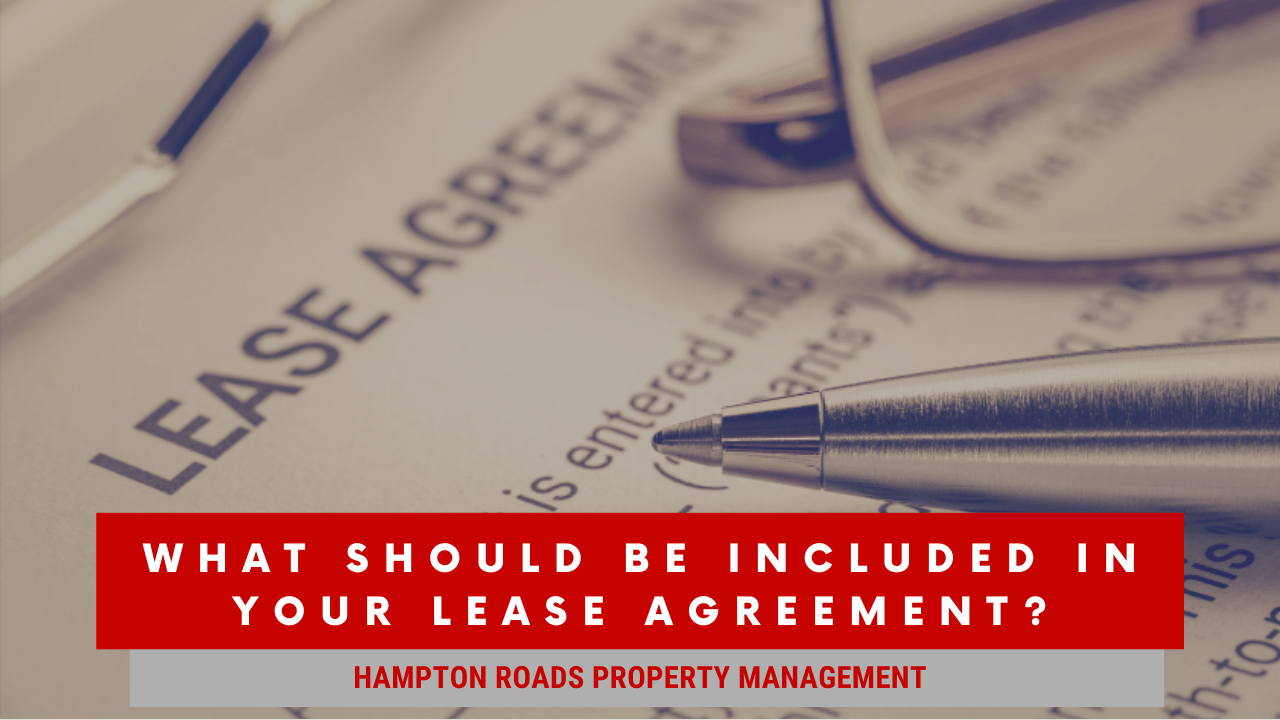 What Should Be Included in Your Lease Agreement?